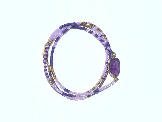 Amethyst Necklace/Bracelet Wrap