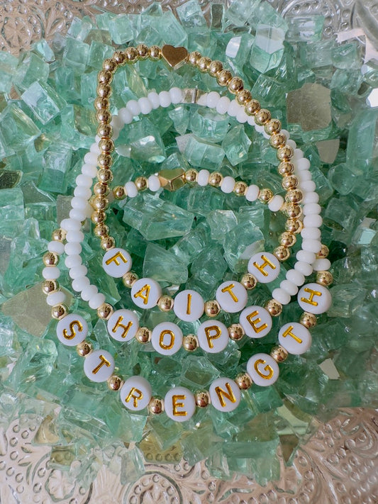 🤍 Faith Bracelet