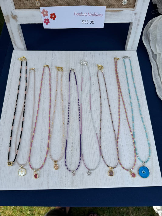 🩵 Auqumarine Charm Necklace