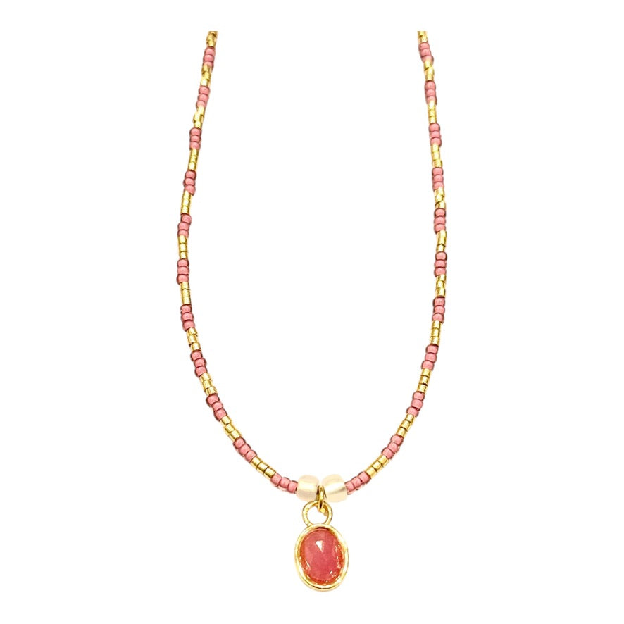 🌹 Rose Quartz Necklace