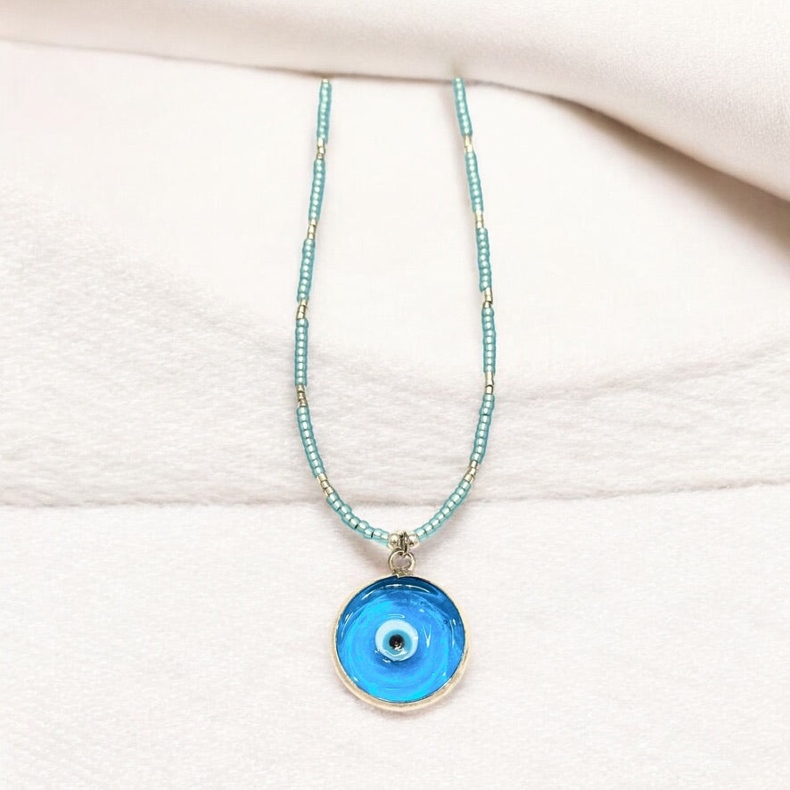 🧿 Evil Eye Large Charm Necklace