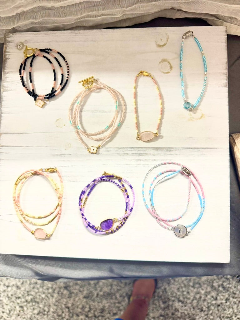 Rose Quartz Necklace/Bracelet Wrap