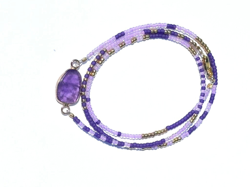 Amethyst Necklace/Bracelet Wrap