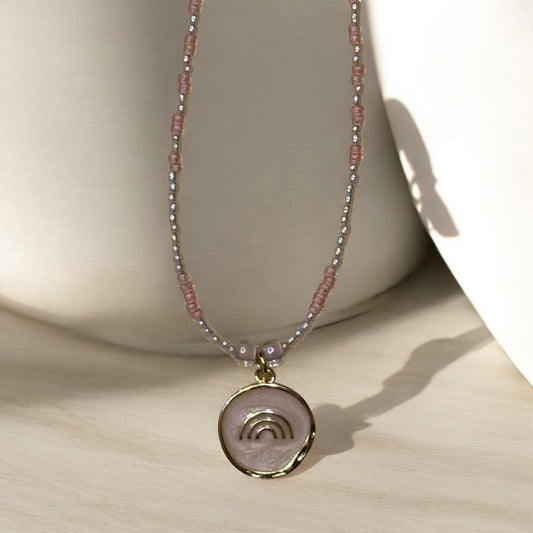 🌈 Rainbow Pendant Necklace