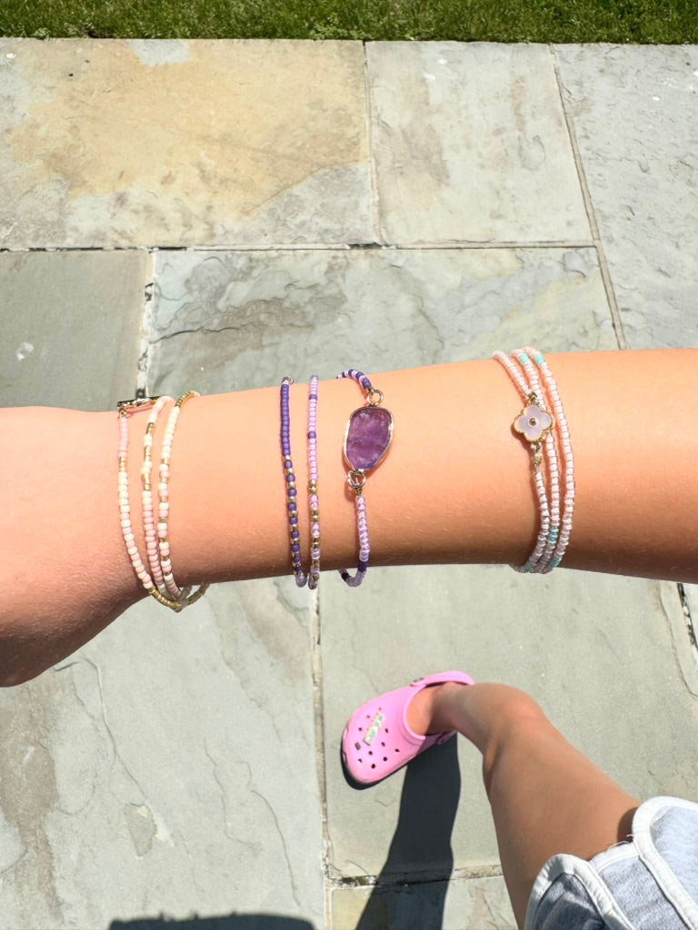 Rose Quartz Necklace/Bracelet Wrap