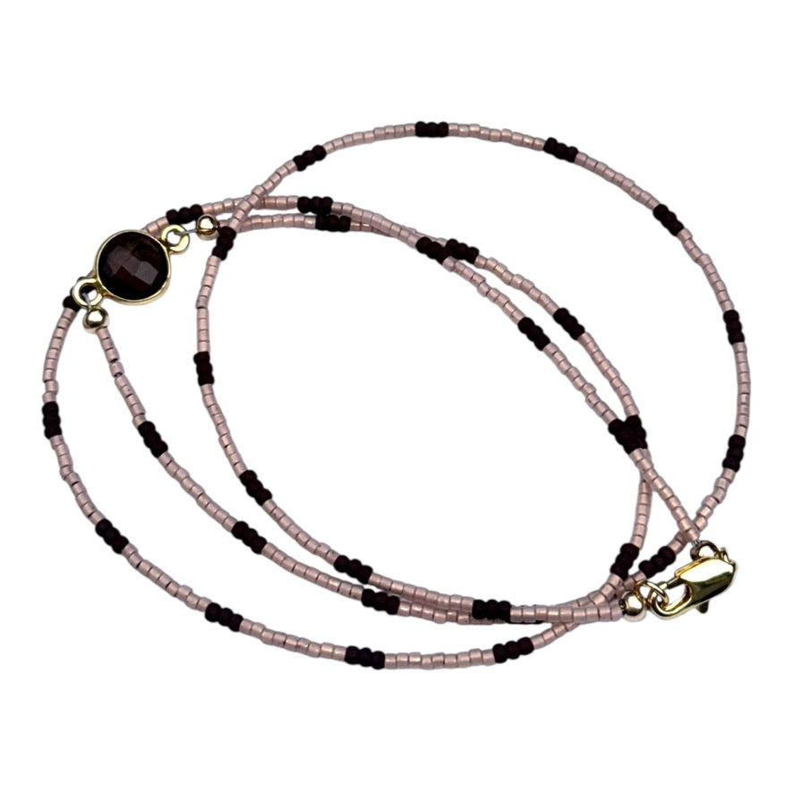 Smokey Quartz Necklace/Bracelet Wrap